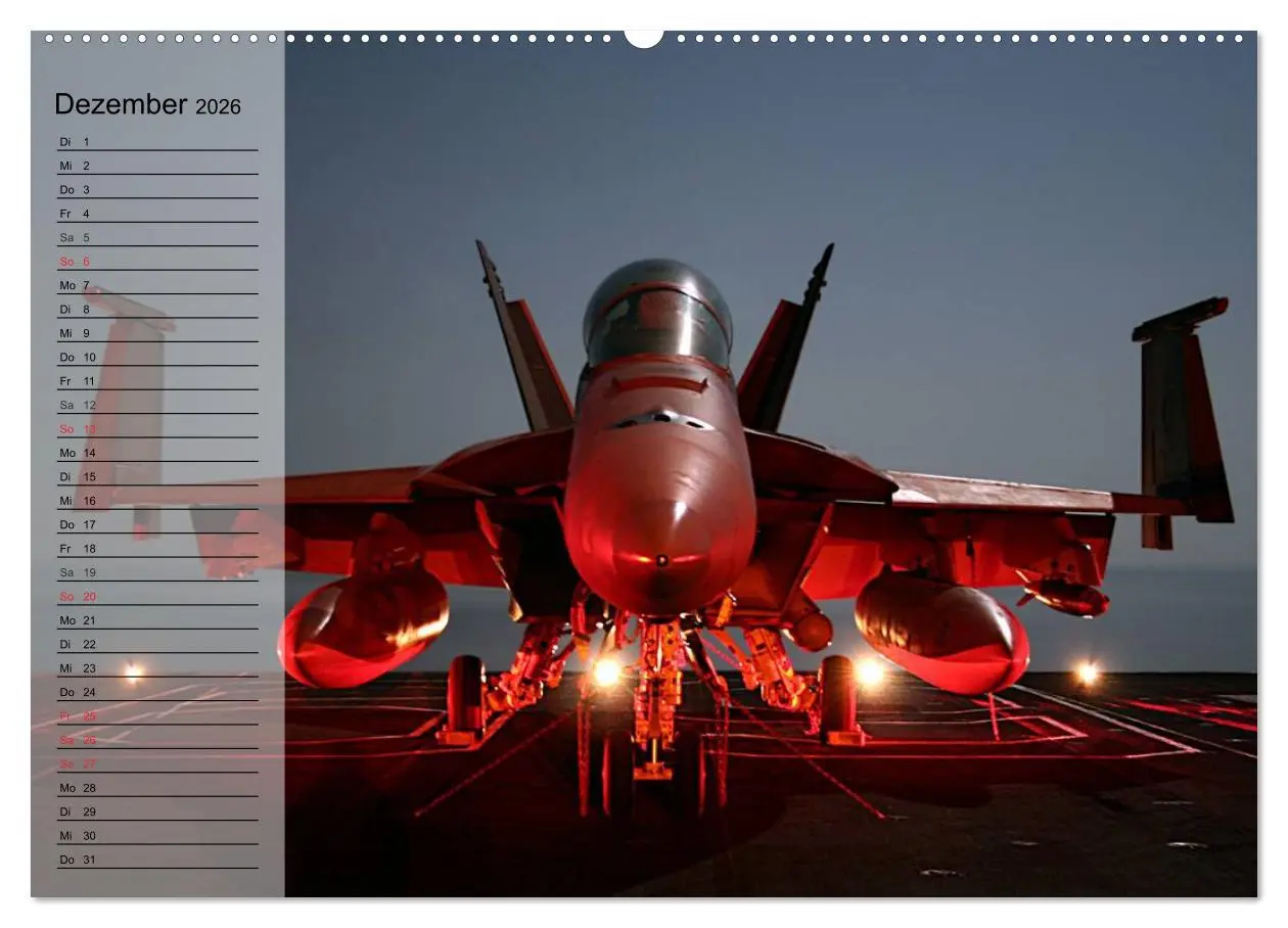 Bild: 9783516011104 | Kampfflugzeuge USA (Wandkalender 2026 DIN A2 quer), CALVENDO...