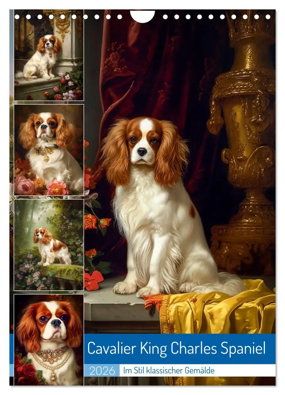Cover: 9783516321104 | Cavalier King Charles Spaniel (Wandkalender 2026 DIN A4 hoch),...