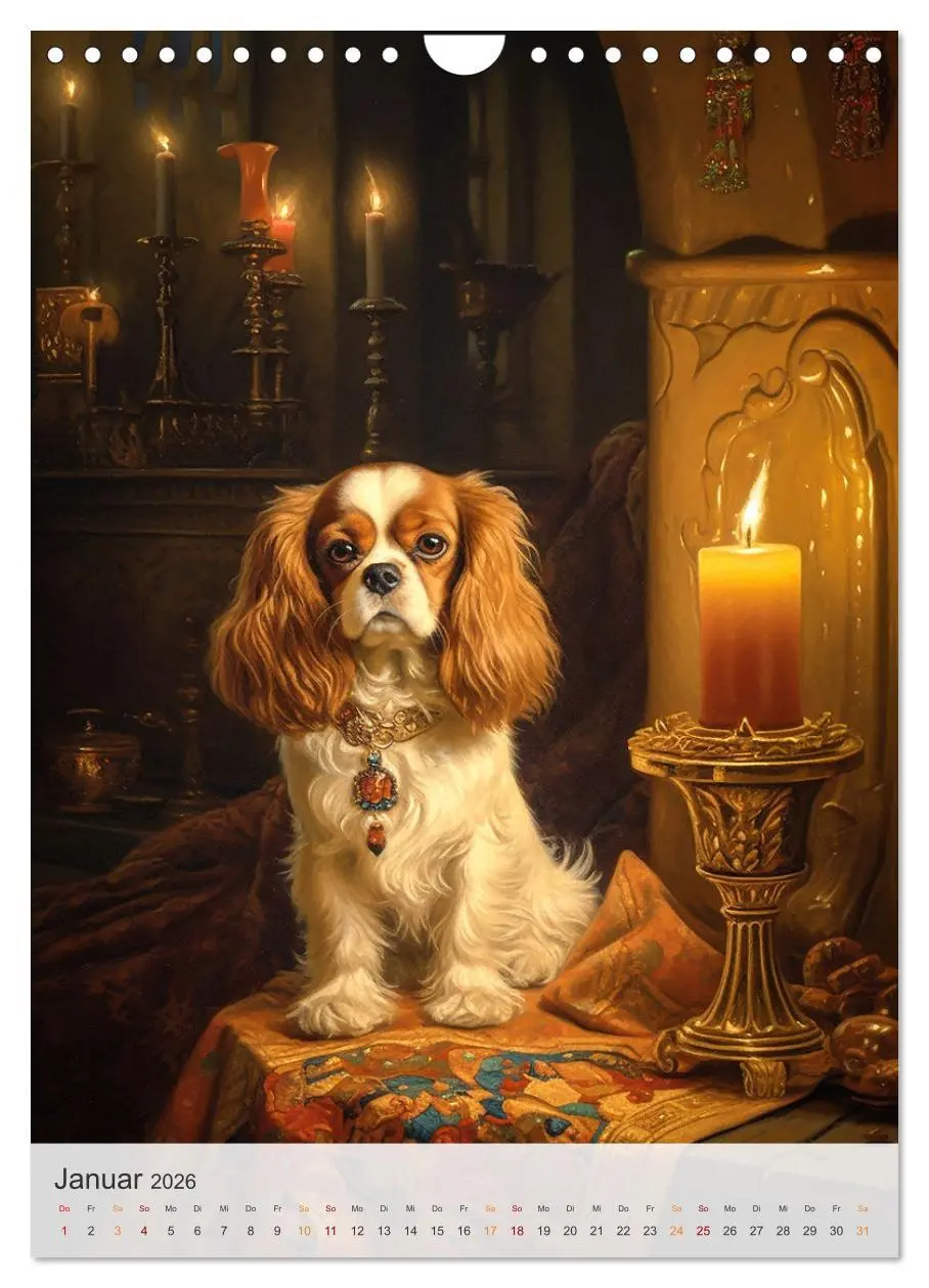 Bild: 9783516321104 | Cavalier King Charles Spaniel (Wandkalender 2026 DIN A4 hoch),...