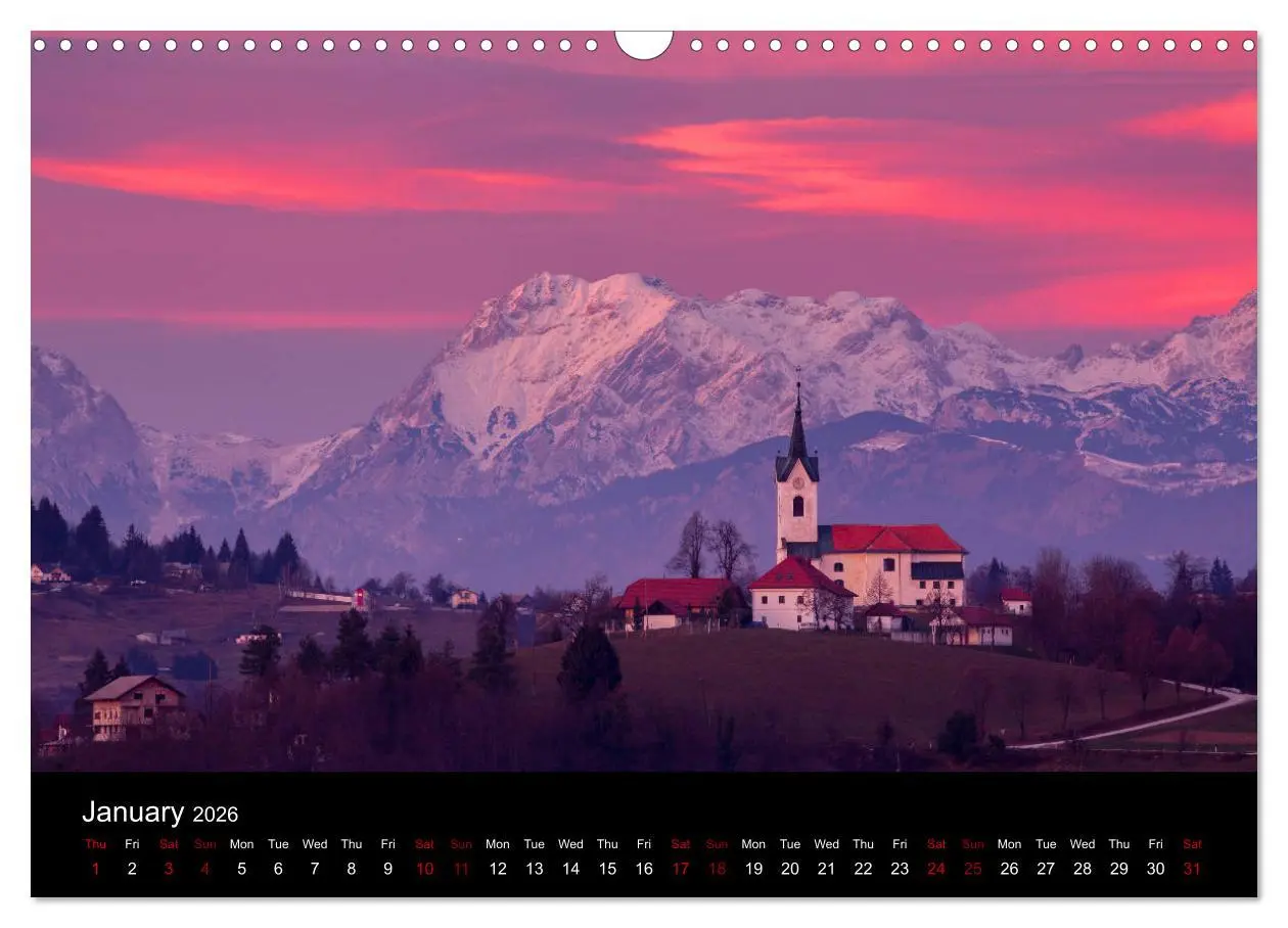 Bild: 9783516561104 | Mountains of Slovenia (Wall Calendar 2026 DIN A3 landscape),...