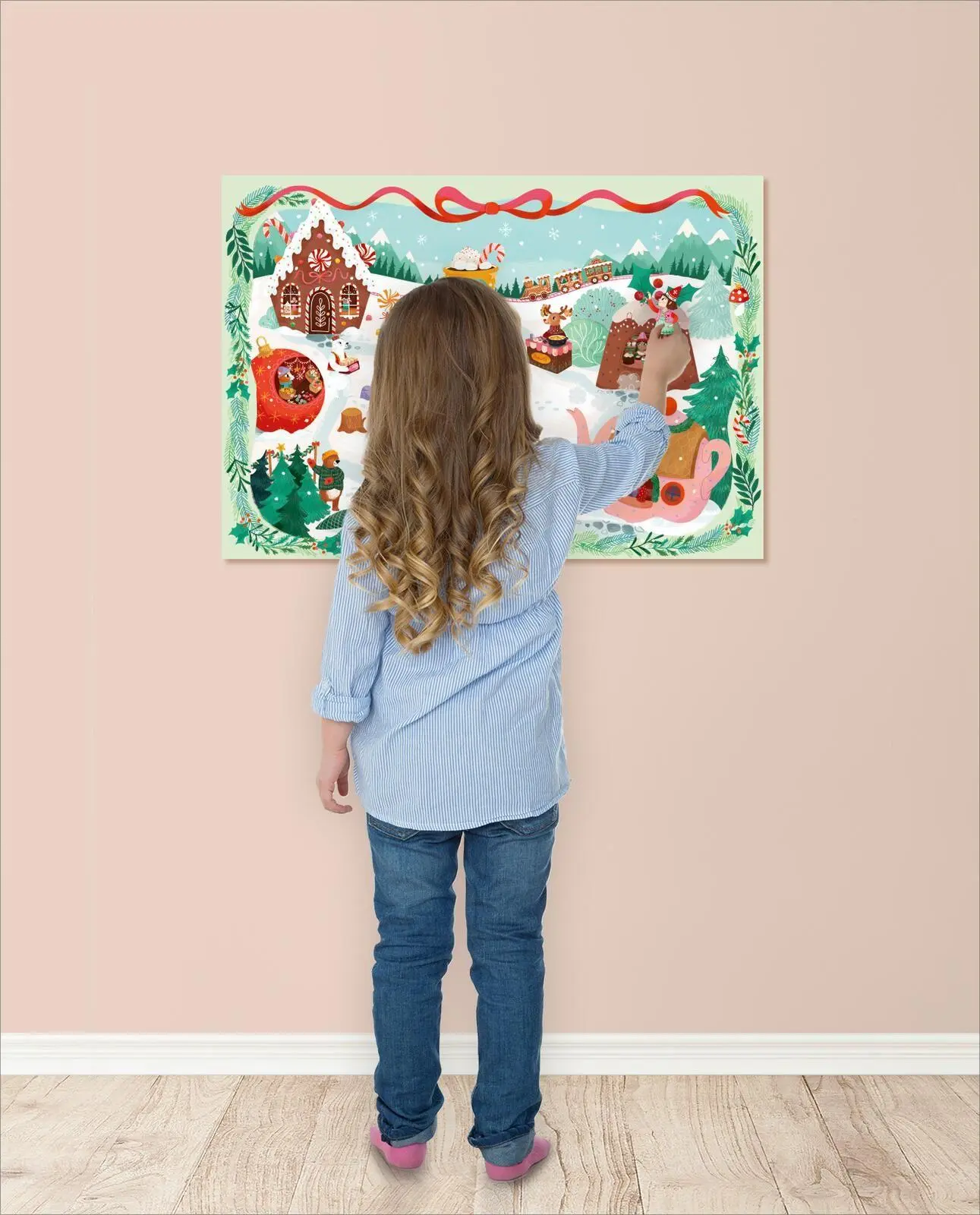 Bild: 4014489141204 | Mein Adventskalender mit Stickern - Im Winterwald | Laura Rosendorfer