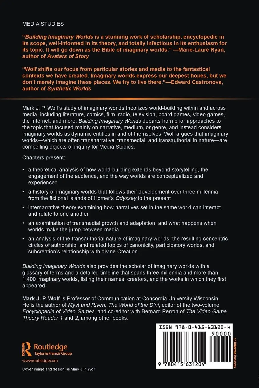 Rückseite: 9780415631204 | Building Imaginary Worlds | The Theory and History of Subcreation