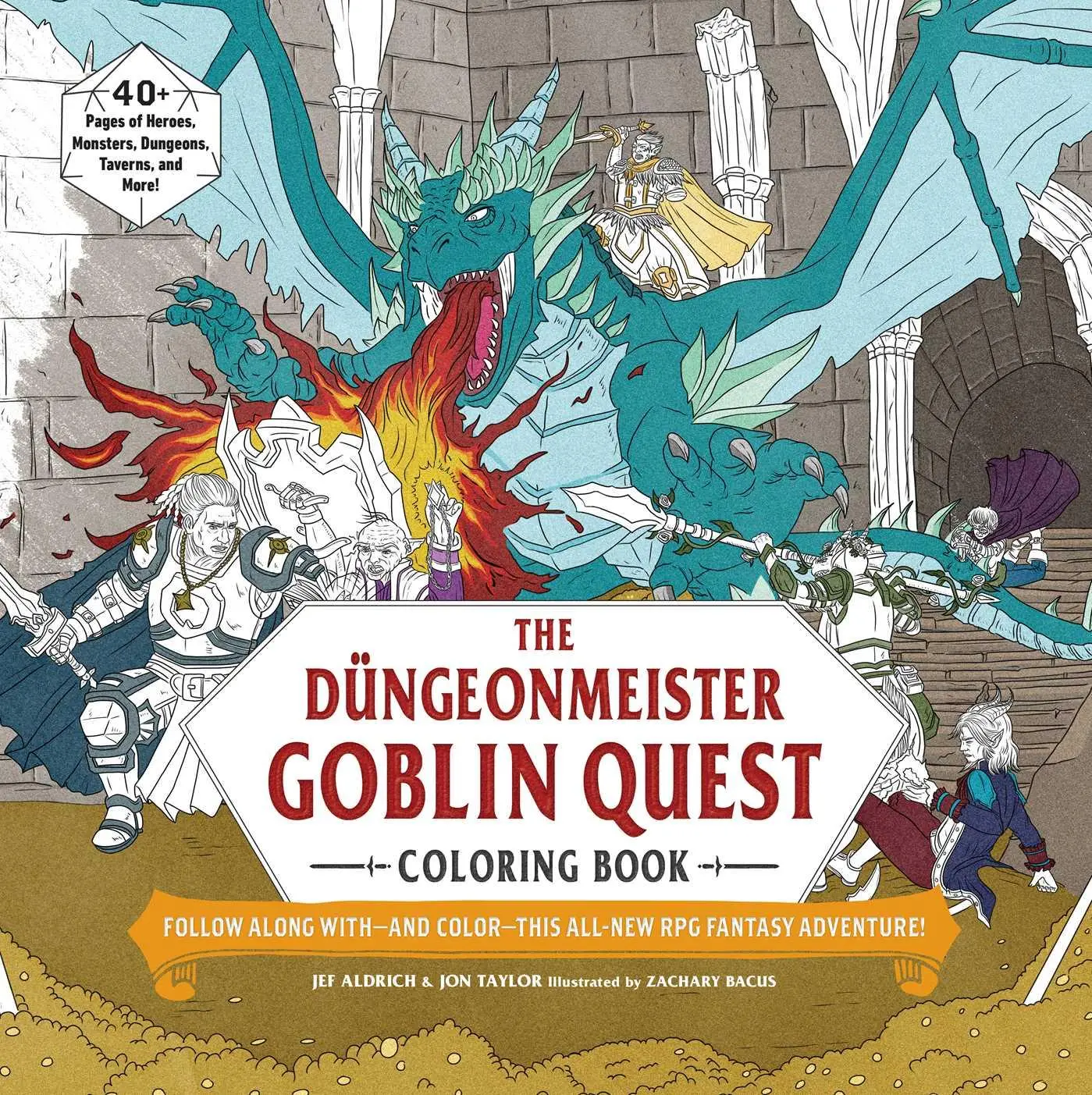 Cover: 9781507221204 | The Düngeonmeister Goblin Quest Coloring Book | Jef Aldrich (u. a.)