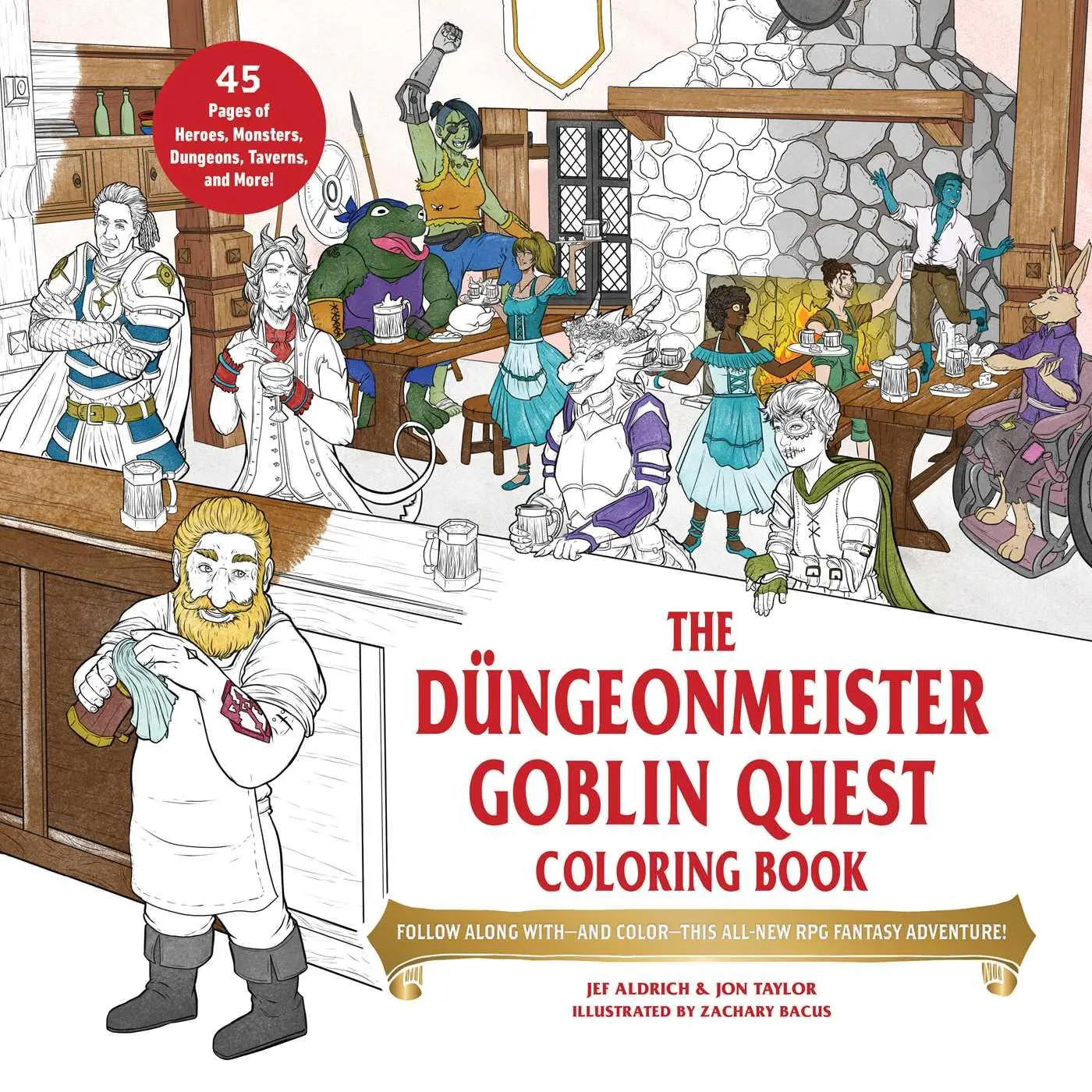 Bild: 9781507221204 | The Düngeonmeister Goblin Quest Coloring Book | Jef Aldrich (u. a.)