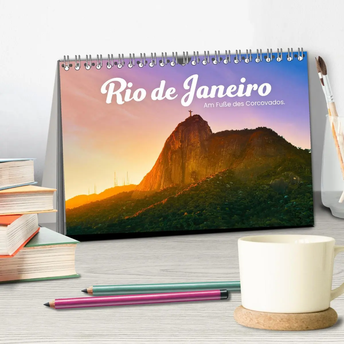 Bild: 9783457601204 | Rio de Janeiro - Am Fuße des Corcovados. (Tischkalender 2026 DIN A5...