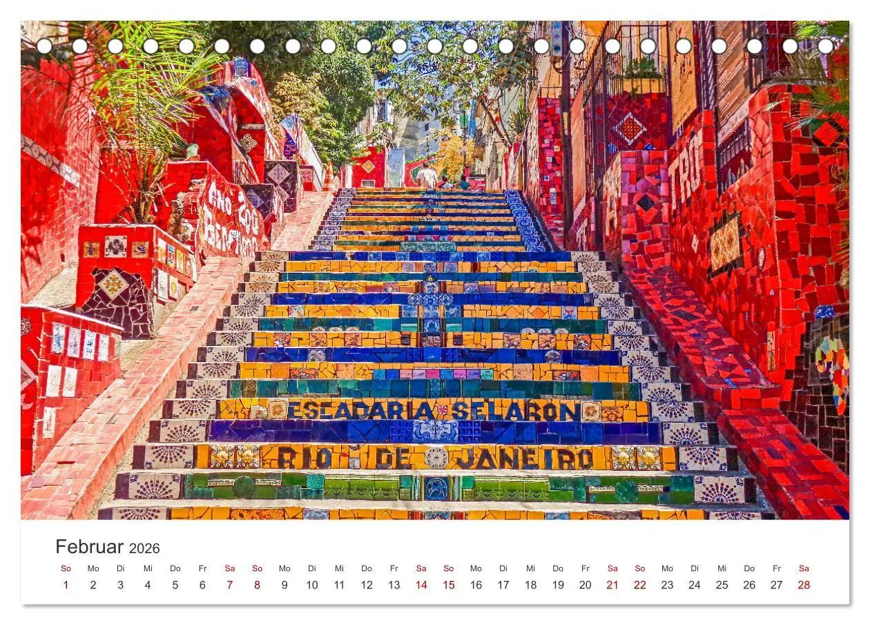 Bild: 9783457601204 | Rio de Janeiro - Am Fuße des Corcovados. (Tischkalender 2026 DIN A5...