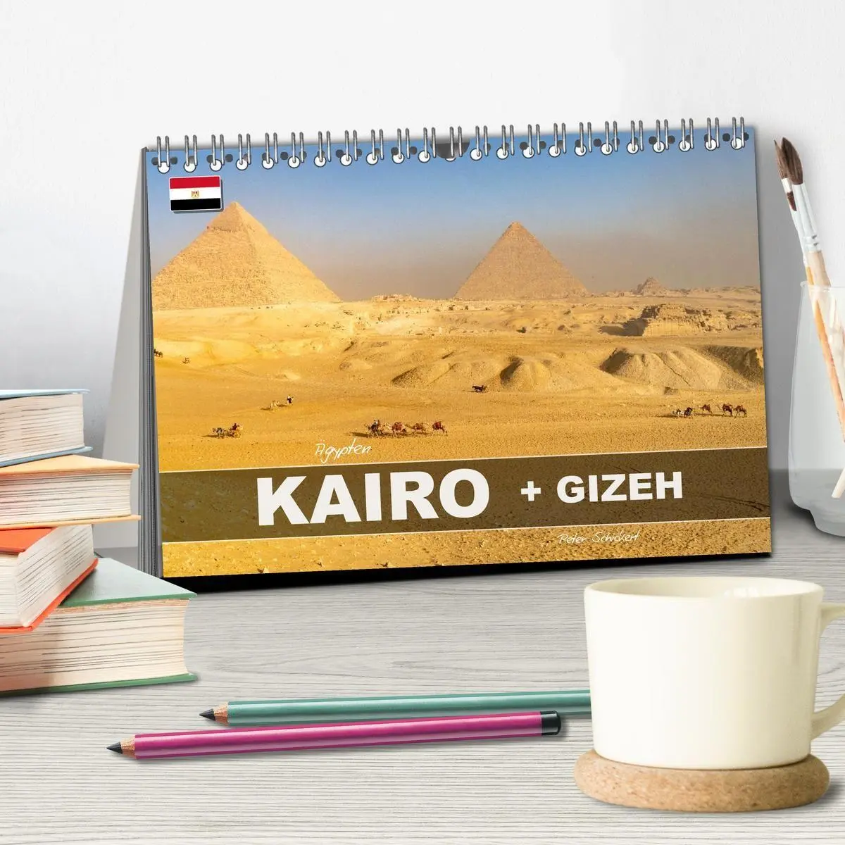 Bild: 9783516791204 | Ägypten - Kairo + Gizeh (Tischkalender 2027 DIN A5 quer), CALVENDO...