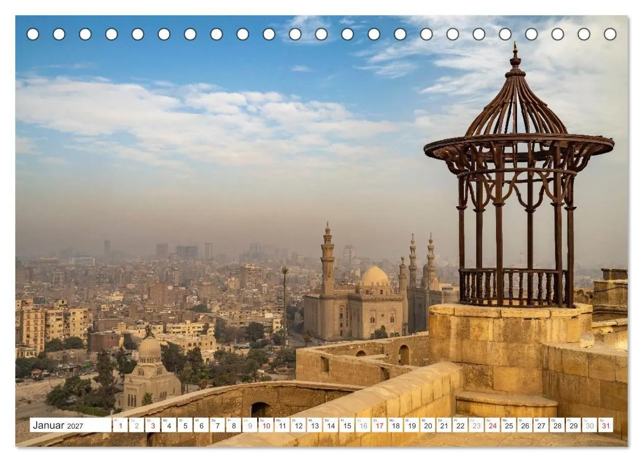 Bild: 9783516791204 | Ägypten - Kairo + Gizeh (Tischkalender 2027 DIN A5 quer), CALVENDO...