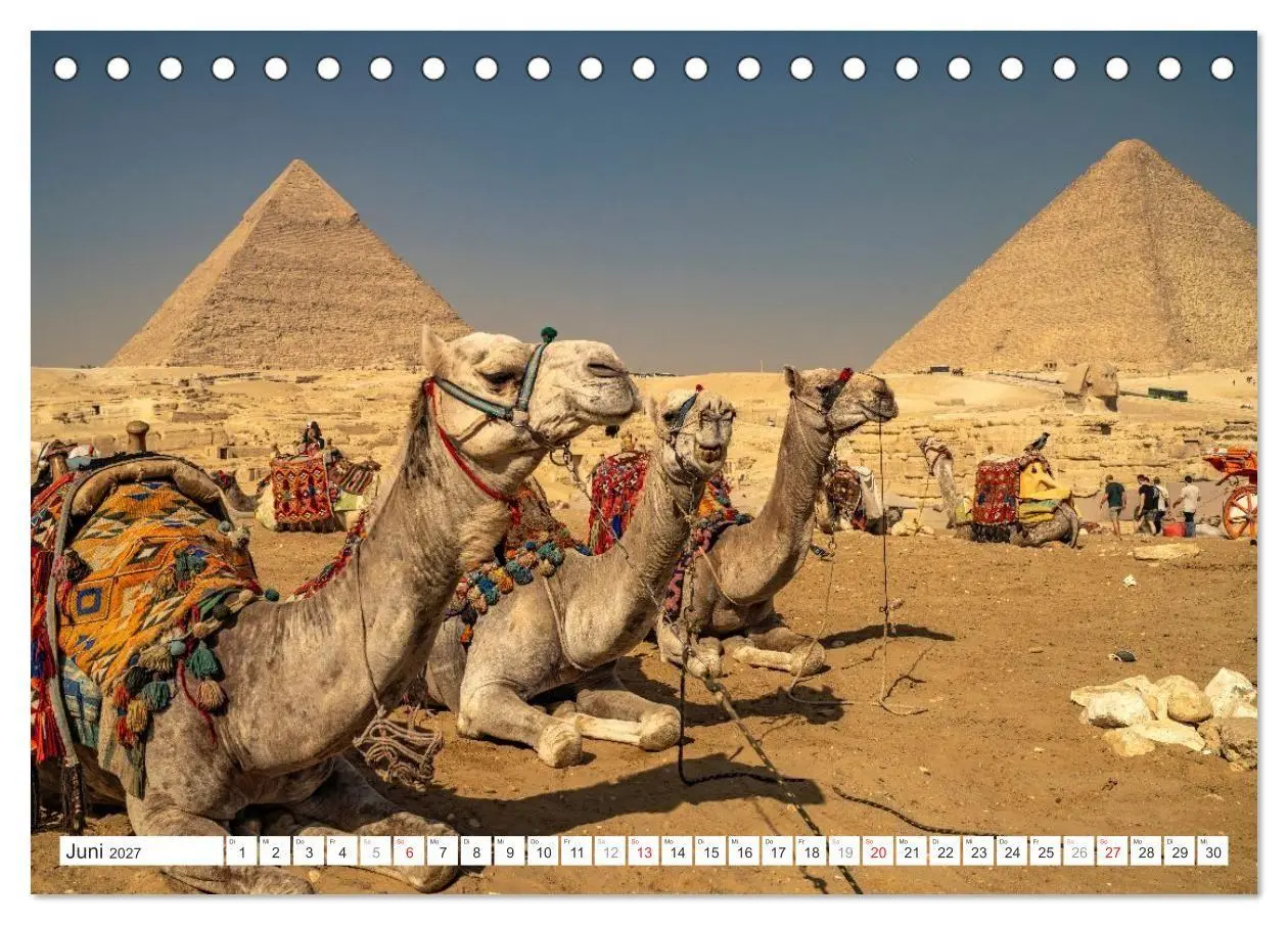 Bild: 9783516791204 | Ägypten - Kairo + Gizeh (Tischkalender 2027 DIN A5 quer), CALVENDO...