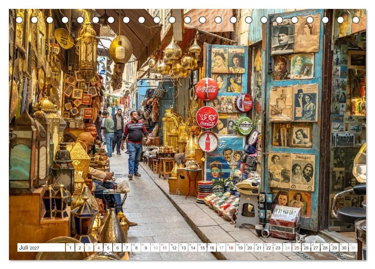 Bild: 9783516791204 | Ägypten - Kairo + Gizeh (Tischkalender 2027 DIN A5 quer), CALVENDO...