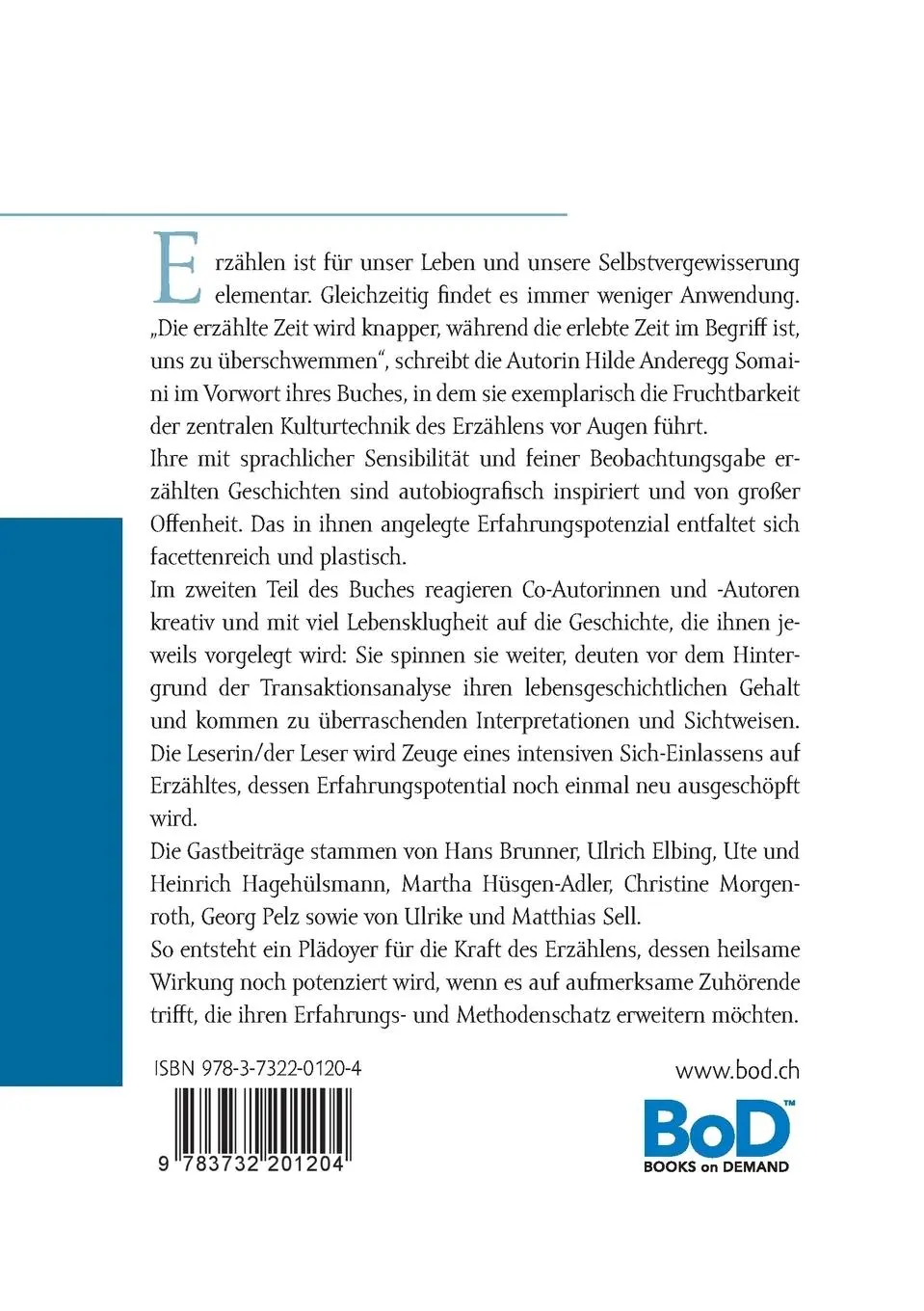 Rückseite: 9783732201204 | Der verschlossene Umschlag | Hilde Anderegg Somaini | Taschenbuch