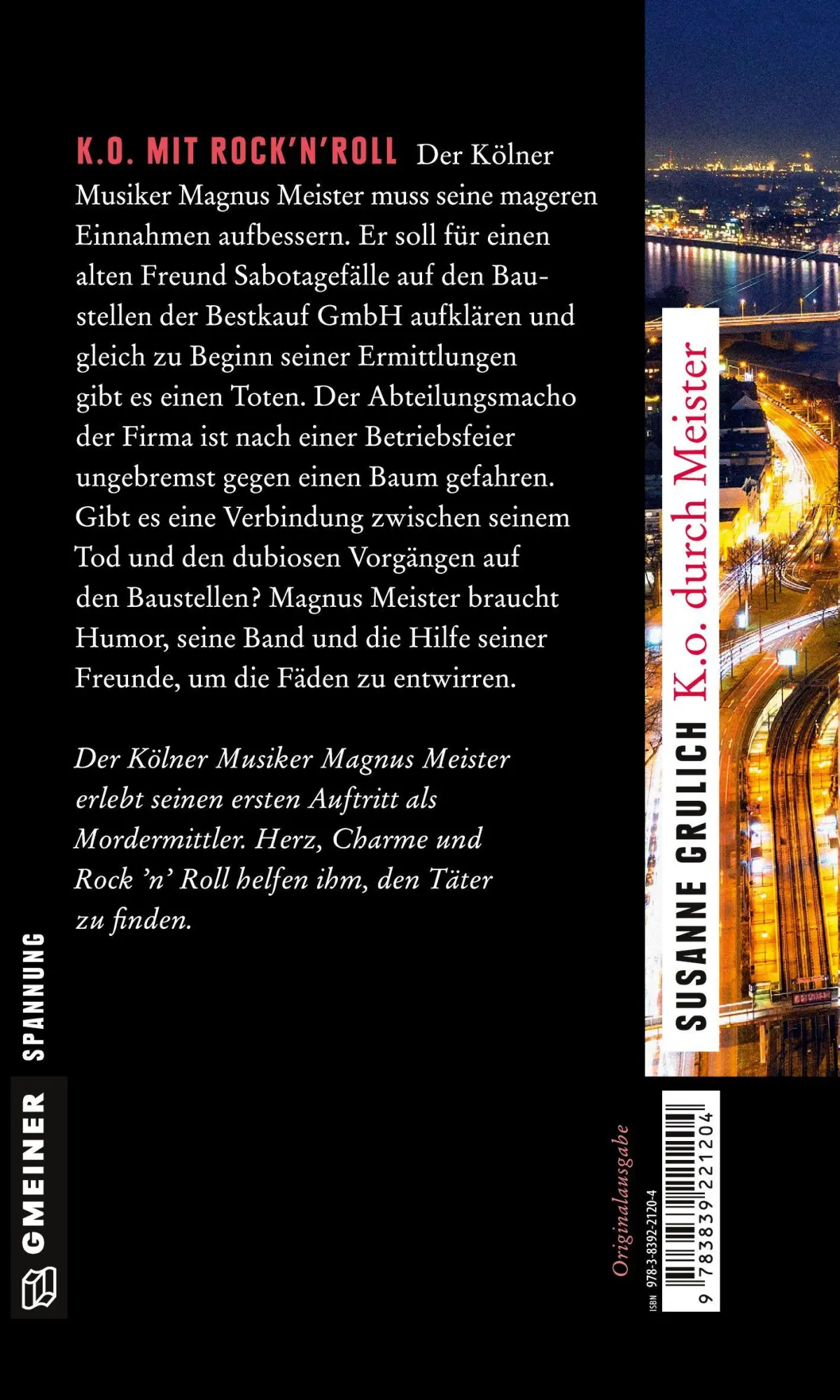 Rückseite: 9783839221204 | K.O. durch Meister | Susanne Grulich | Taschenbuch | 284 S. | Deutsch