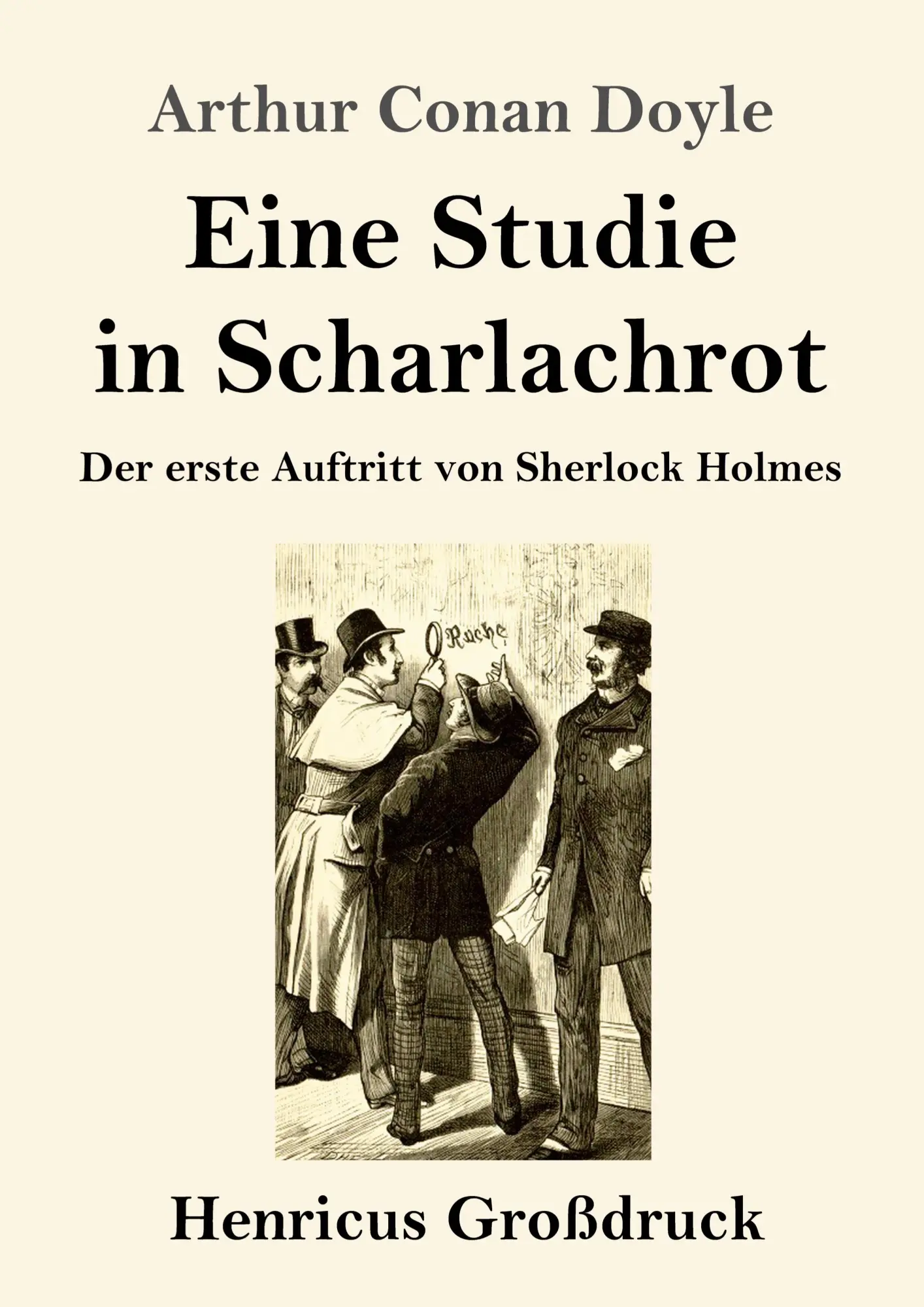 Cover: 9783847831204 | Eine Studie in Scharlachrot (Großdruck) | Arthur Conan Doyle | Buch
