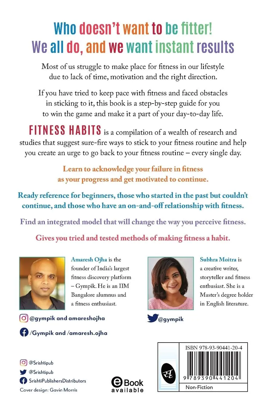 Rückseite: 9789390441204 | FITNESS HABITS | Amaresh Ojha | Taschenbuch | Kartoniert / Broschiert