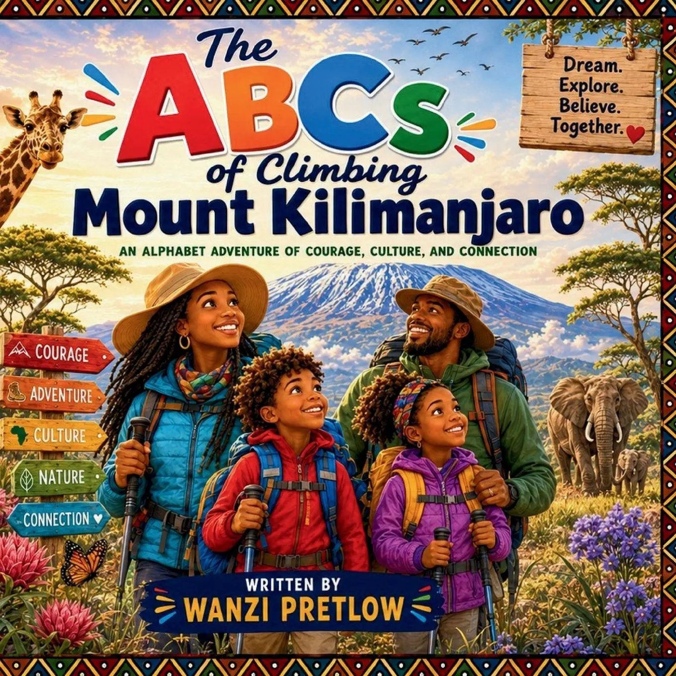 Cover: 9798240801204 | The ABCs of Climbing Mount Kilimanjaro | Wanzi Pretlow | Taschenbuch