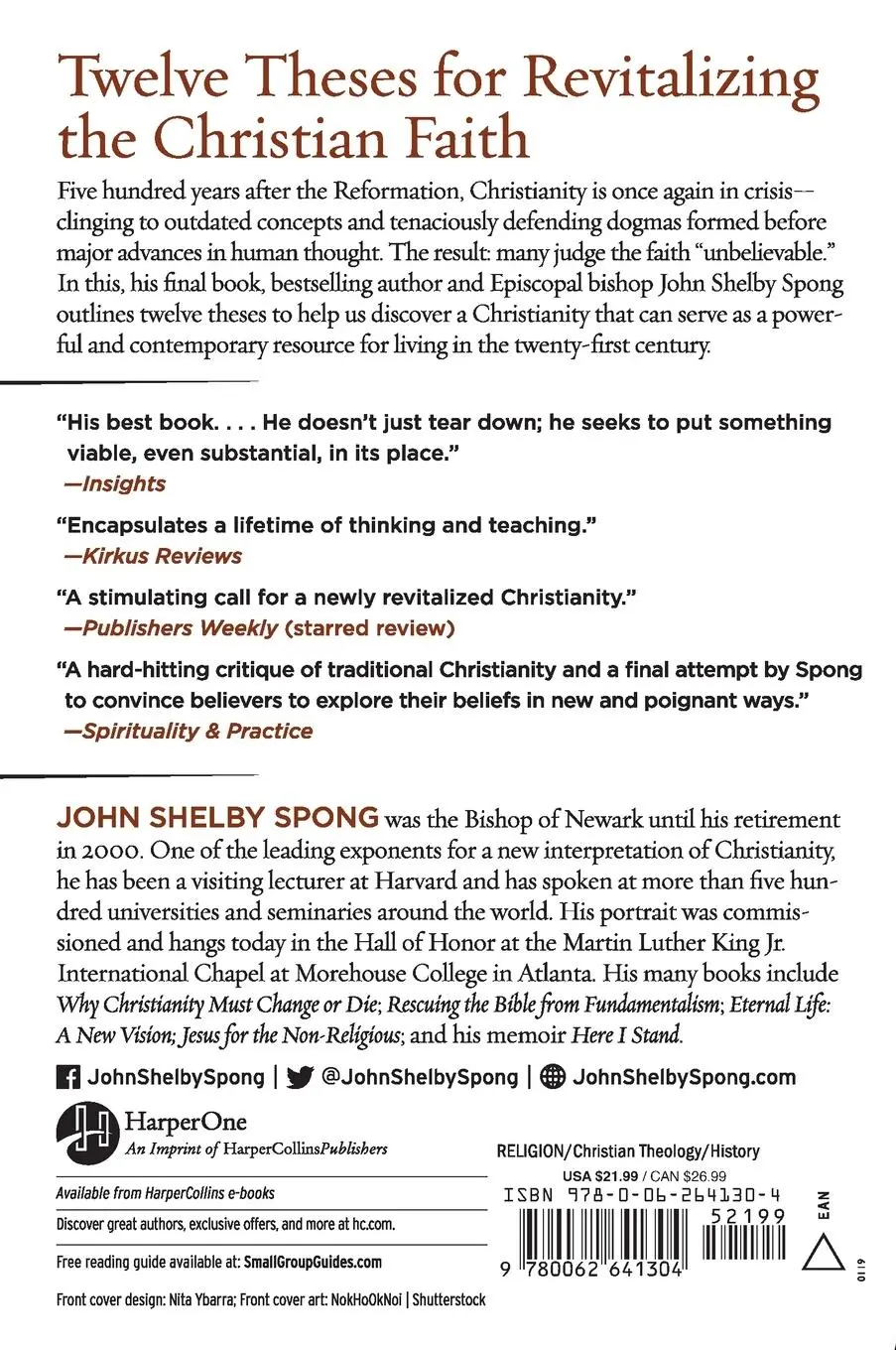 Rückseite: 9780062641304 | Unbelievable | John Shelby Spong | Taschenbuch | Englisch | 2019