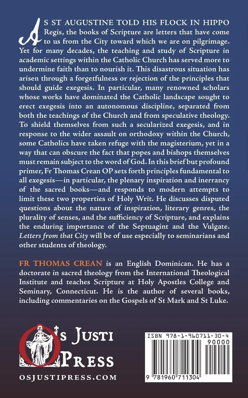 Rückseite: 9781960711304 | Letters from that City | Thomas Crean | Taschenbuch | Englisch | 2023