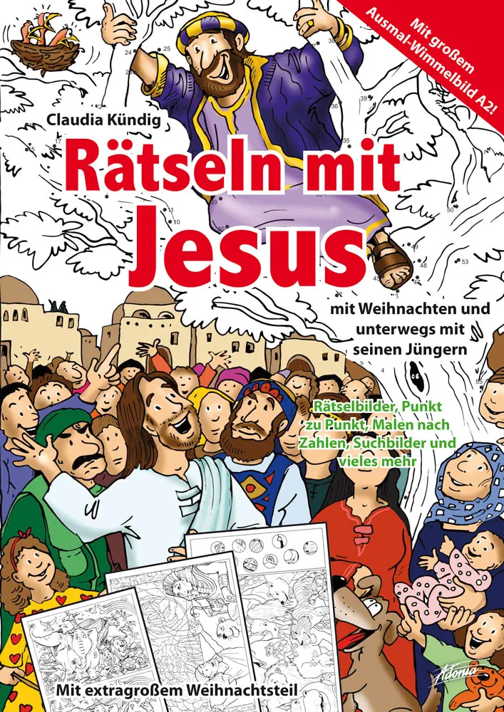 Cover: 9783037831304 | Rätseln mit Jesus | Claudia Kündig | Buch | Buch | Deutsch | 2017