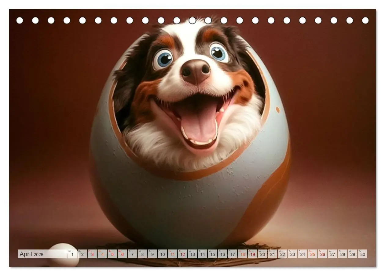 Bild: 9783457381304 | Comic Hunde (Tischkalender 2026 DIN A5 quer), CALVENDO Monatskalender