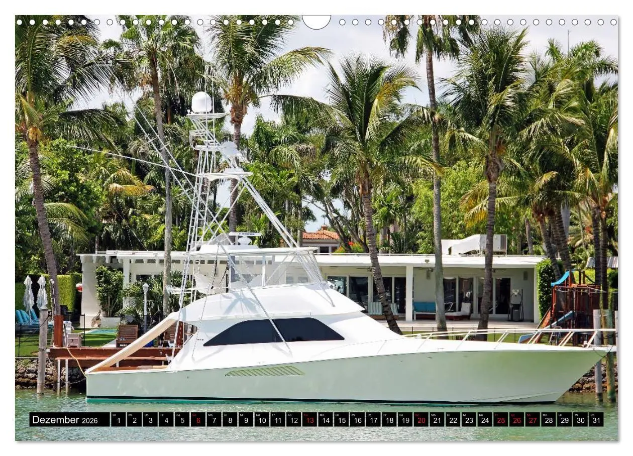 Bild: 9783516231304 | MIAMI (Wandkalender 2026 DIN A3 quer), CALVENDO Monatskalender | Damm