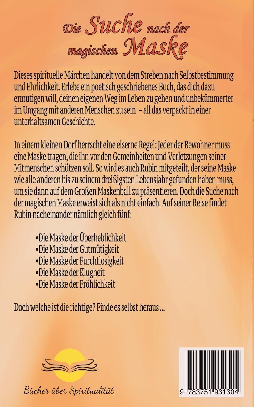 Rückseite: 9783751931304 | Die Suche nach der magischen Maske | Falc-Moritz Köhler | Taschenbuch