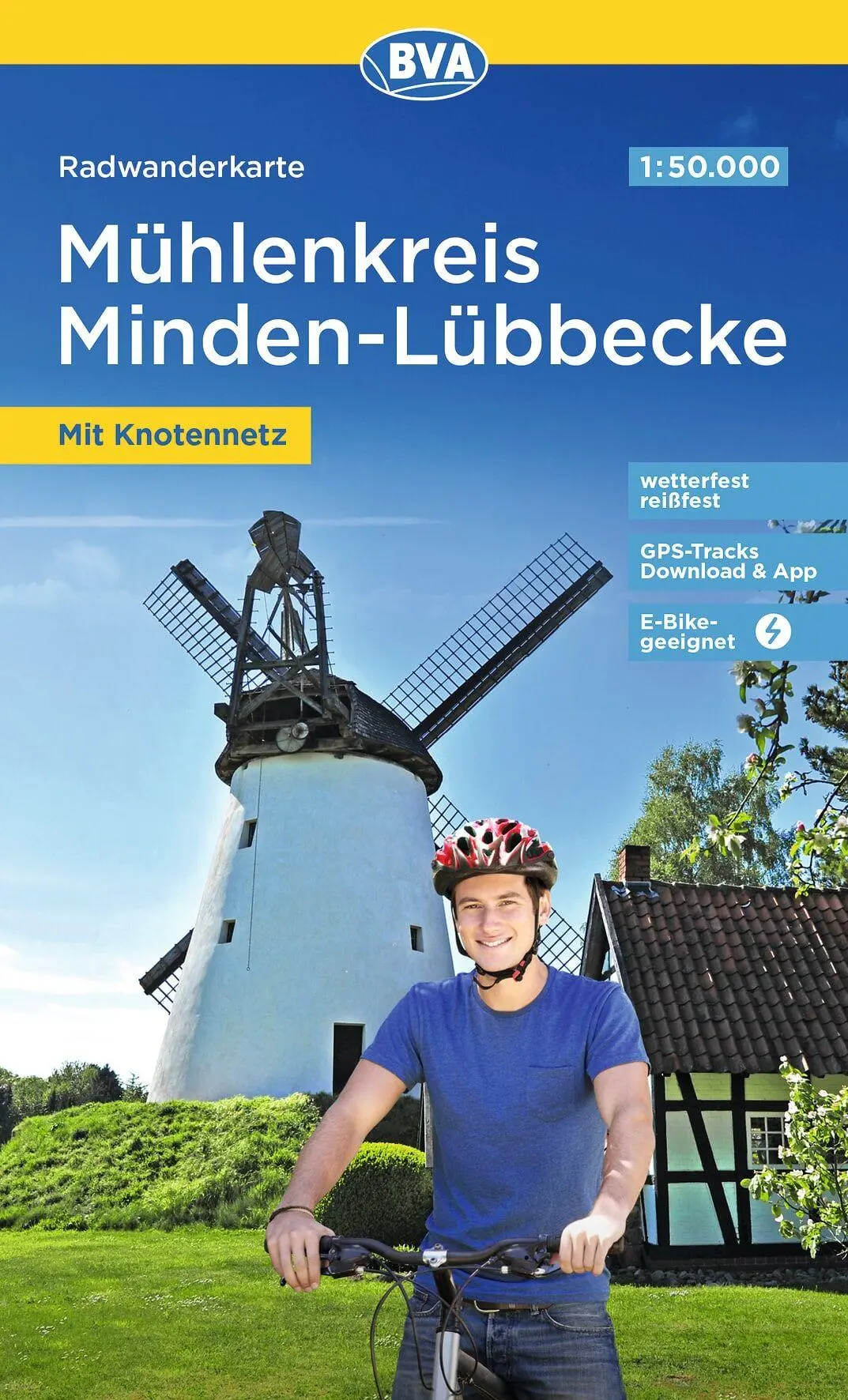 Cover: 9783969901304 | Radwanderkarte BVA Radwandern im Mühlenkreis Minden-Lübbecke...