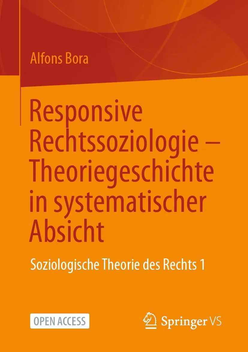 Cover: 9783658411404 | Responsive Rechtssoziologie - Theoriegeschichte in systematischer...