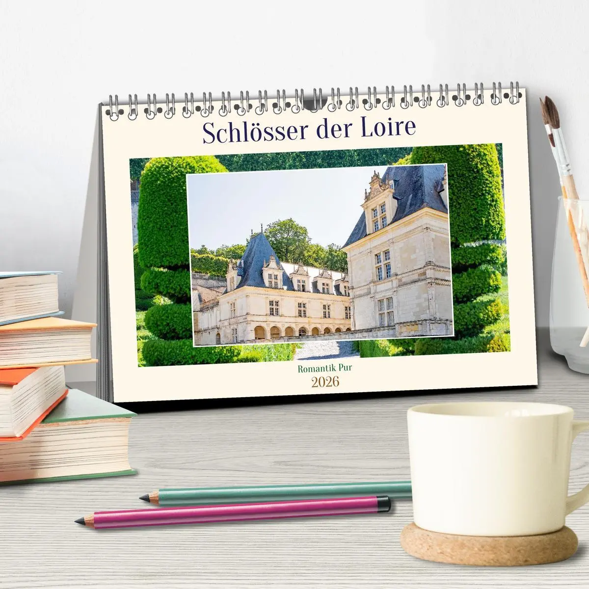 Bild: 9783457501504 | Schlösser der Loire - Romantik Pur (Tischkalender 2026 DIN A5...