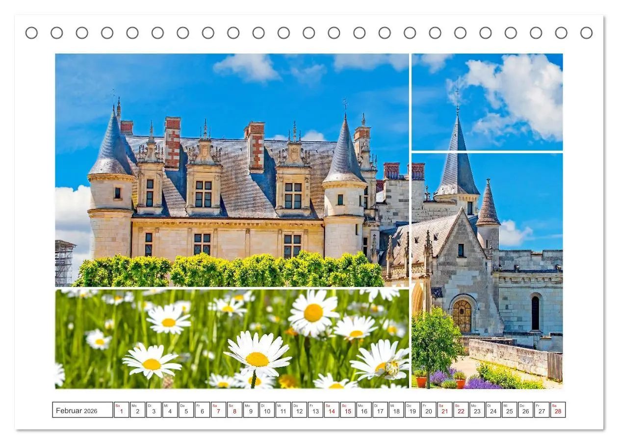 Bild: 9783457501504 | Schlösser der Loire - Romantik Pur (Tischkalender 2026 DIN A5...