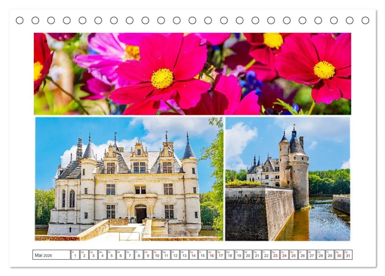 Bild: 9783457501504 | Schlösser der Loire - Romantik Pur (Tischkalender 2026 DIN A5...