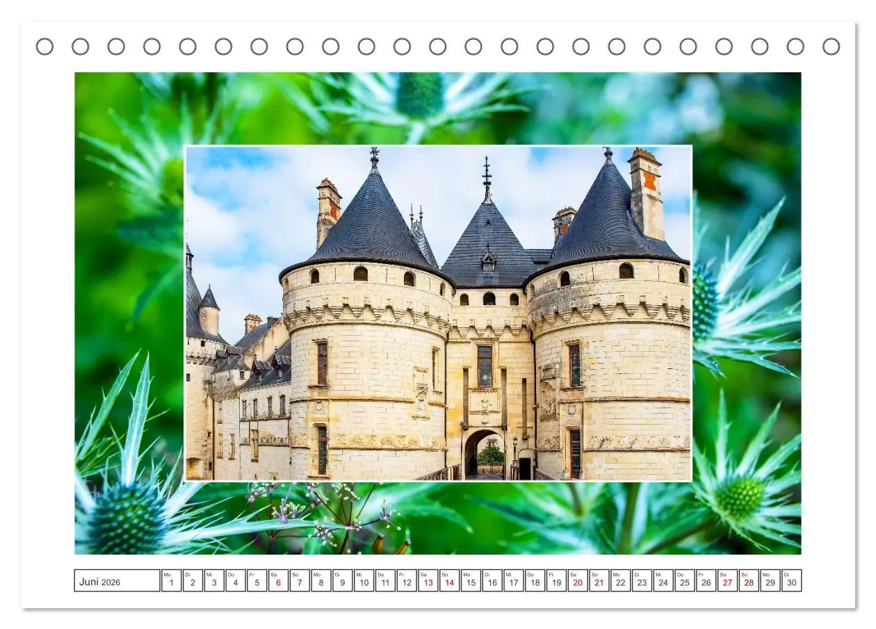 Bild: 9783457501504 | Schlösser der Loire - Romantik Pur (Tischkalender 2026 DIN A5...