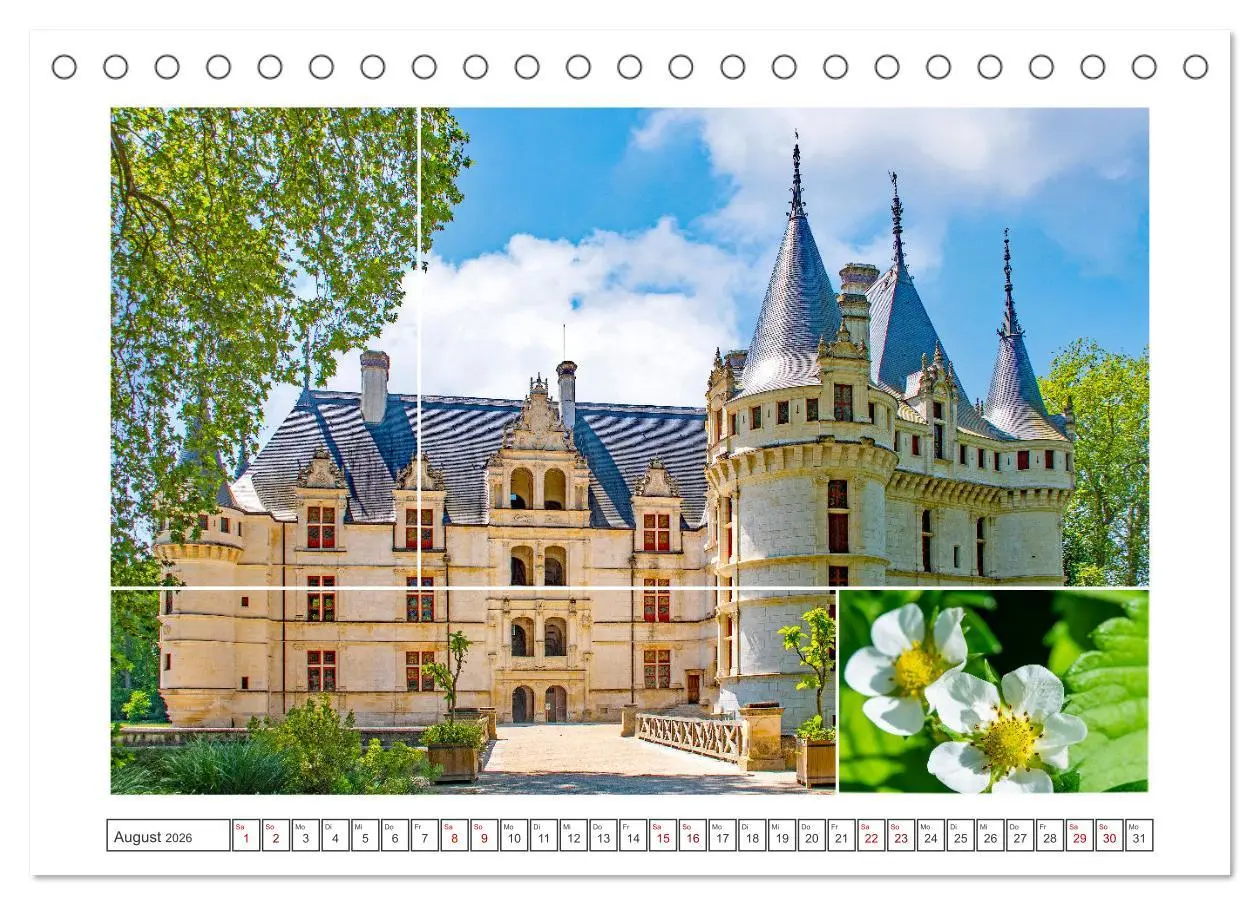 Bild: 9783457501504 | Schlösser der Loire - Romantik Pur (Tischkalender 2026 DIN A5...