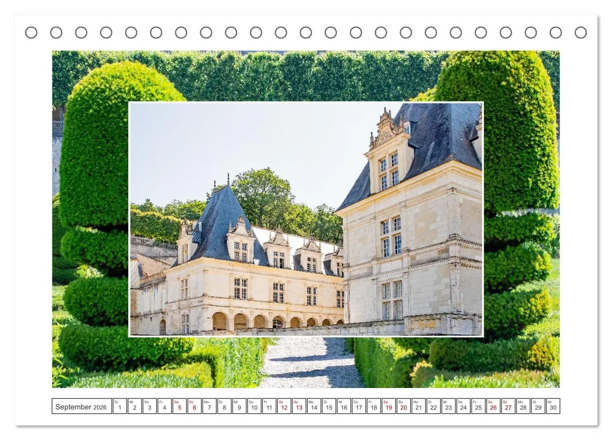 Bild: 9783457501504 | Schlösser der Loire - Romantik Pur (Tischkalender 2026 DIN A5...