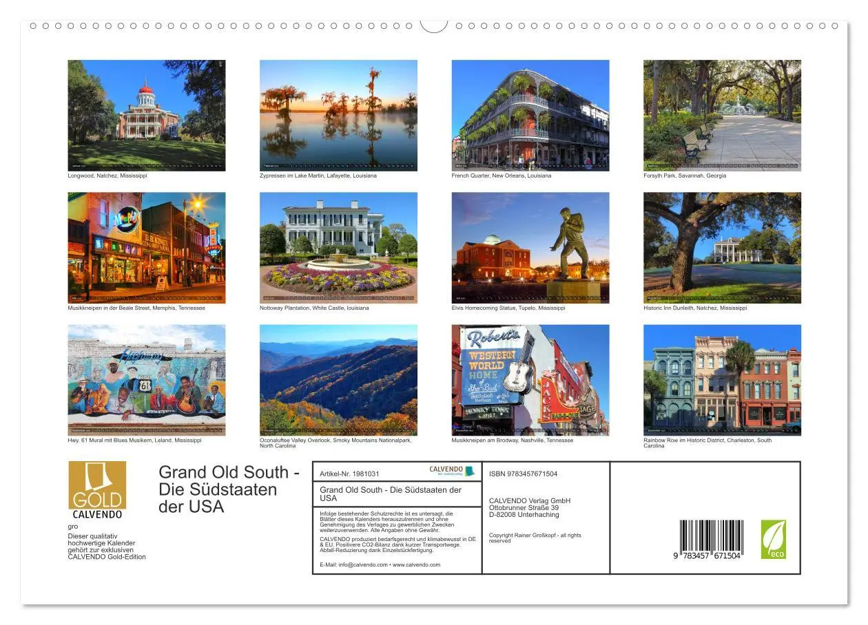 Bild: 9783457671504 | Grand Old South - Die Südstaaten der USA (hochwertiger Premium...