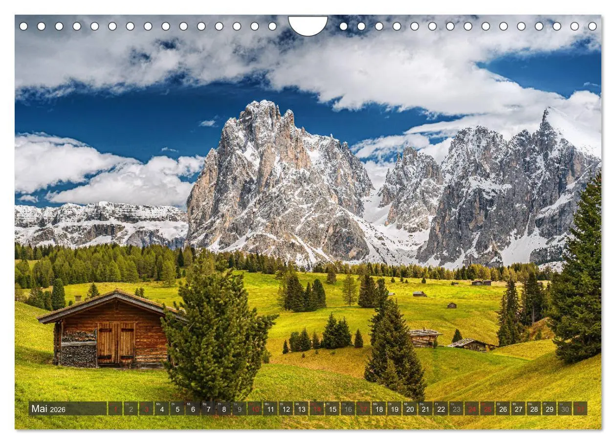 Bild: 9783457741504 | Dolomiten - Traumhafte Berglandschaften (Wandkalender 2026 DIN A4...