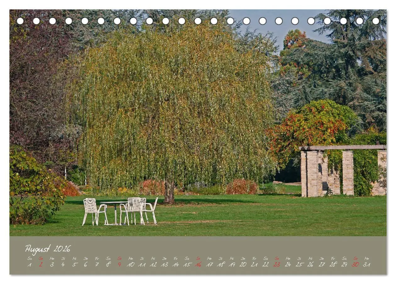 Bild: 9783457811504 | Düsseldorfer Nordpark (Tischkalender 2026 DIN A5 quer), CALVENDO...