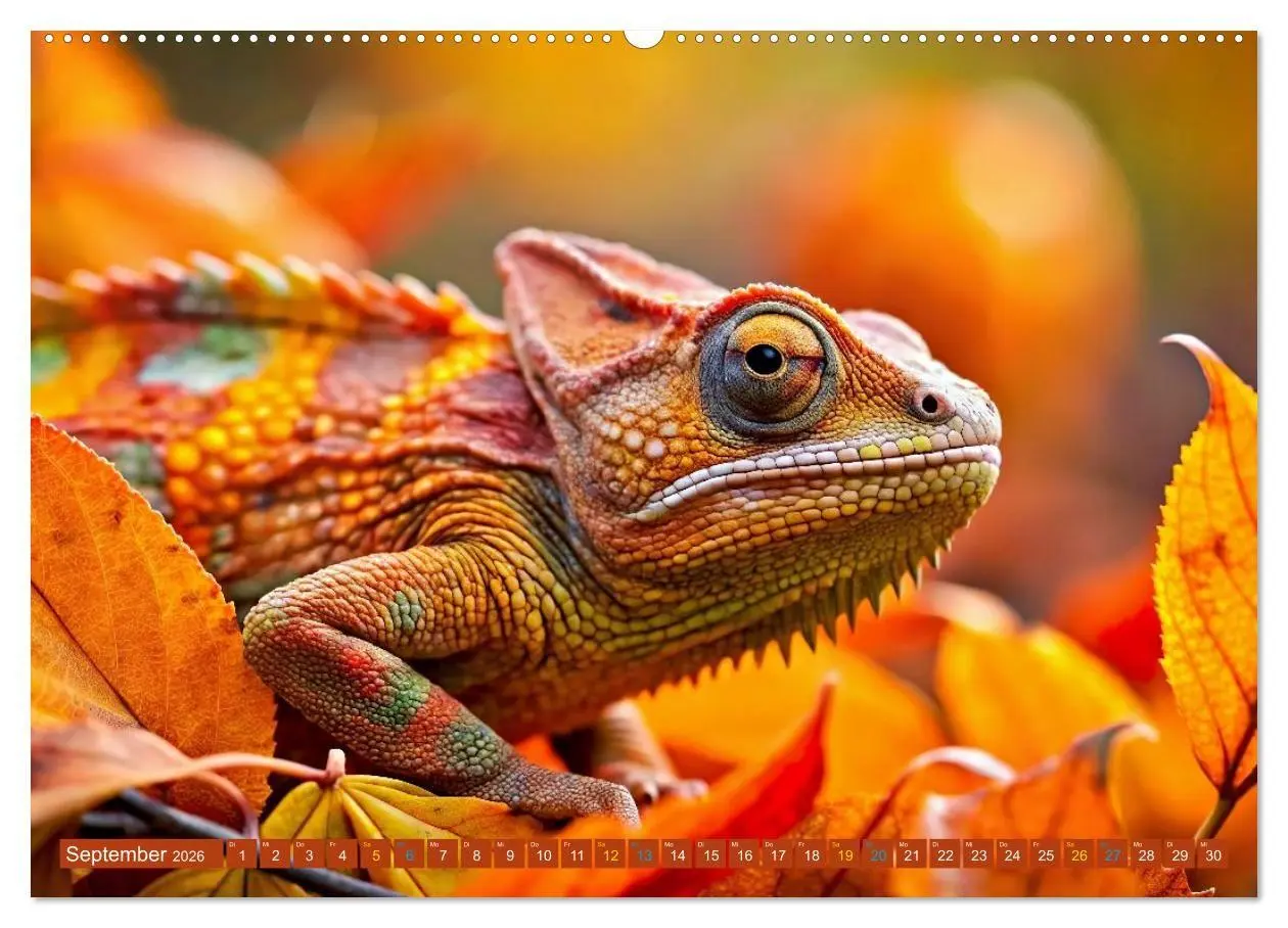 Bild: 9783516691504 | Chamäleon - exotisches Reptil (hochwertiger Premium Wandkalender...