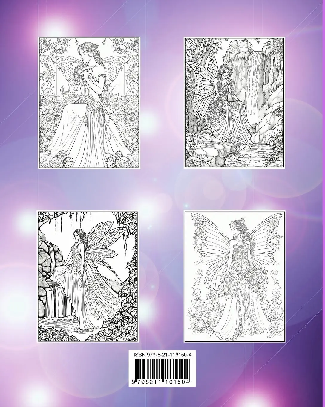Rückseite: 9798211161504 | Forest Fairy Coloring Book | Sophia Caleb | Taschenbuch | Englisch