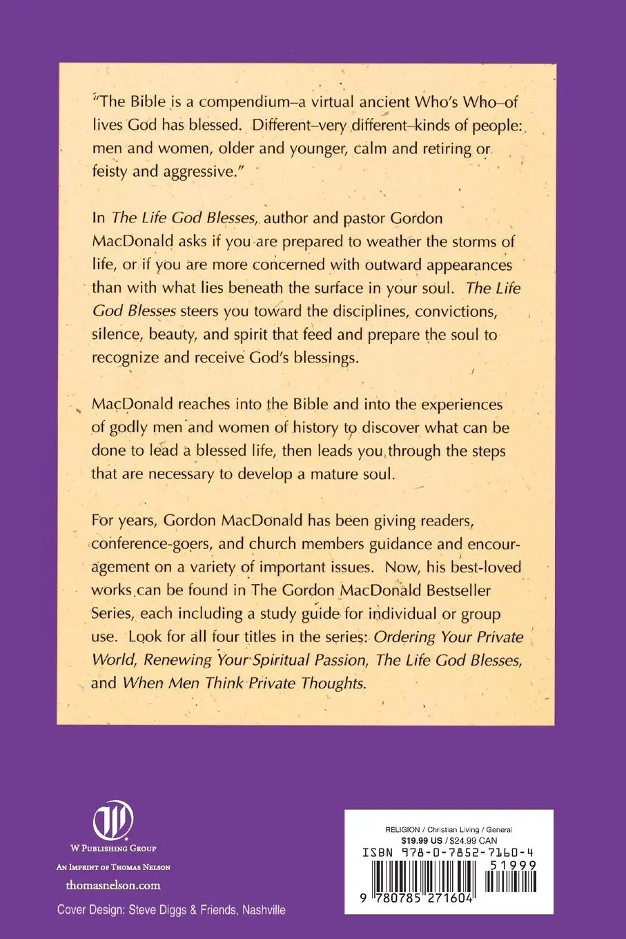 Rückseite: 9780785271604 | The Life God Blesses | Gordon Macdonald | Taschenbuch | Englisch