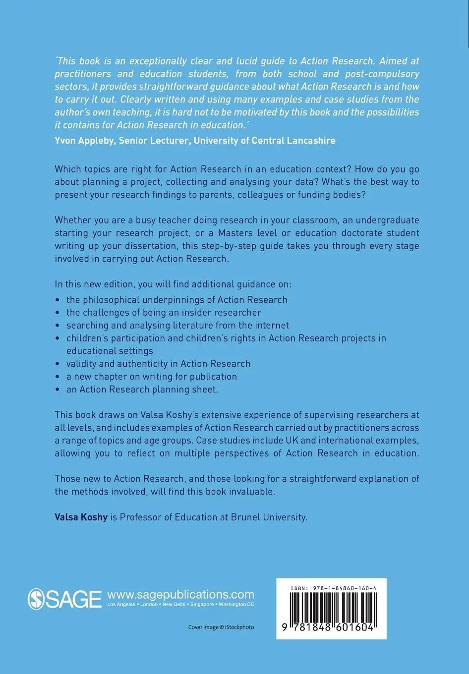 Rückseite: 9781848601604 | Action Research for Improving Educational Practice | Valsa Koshy