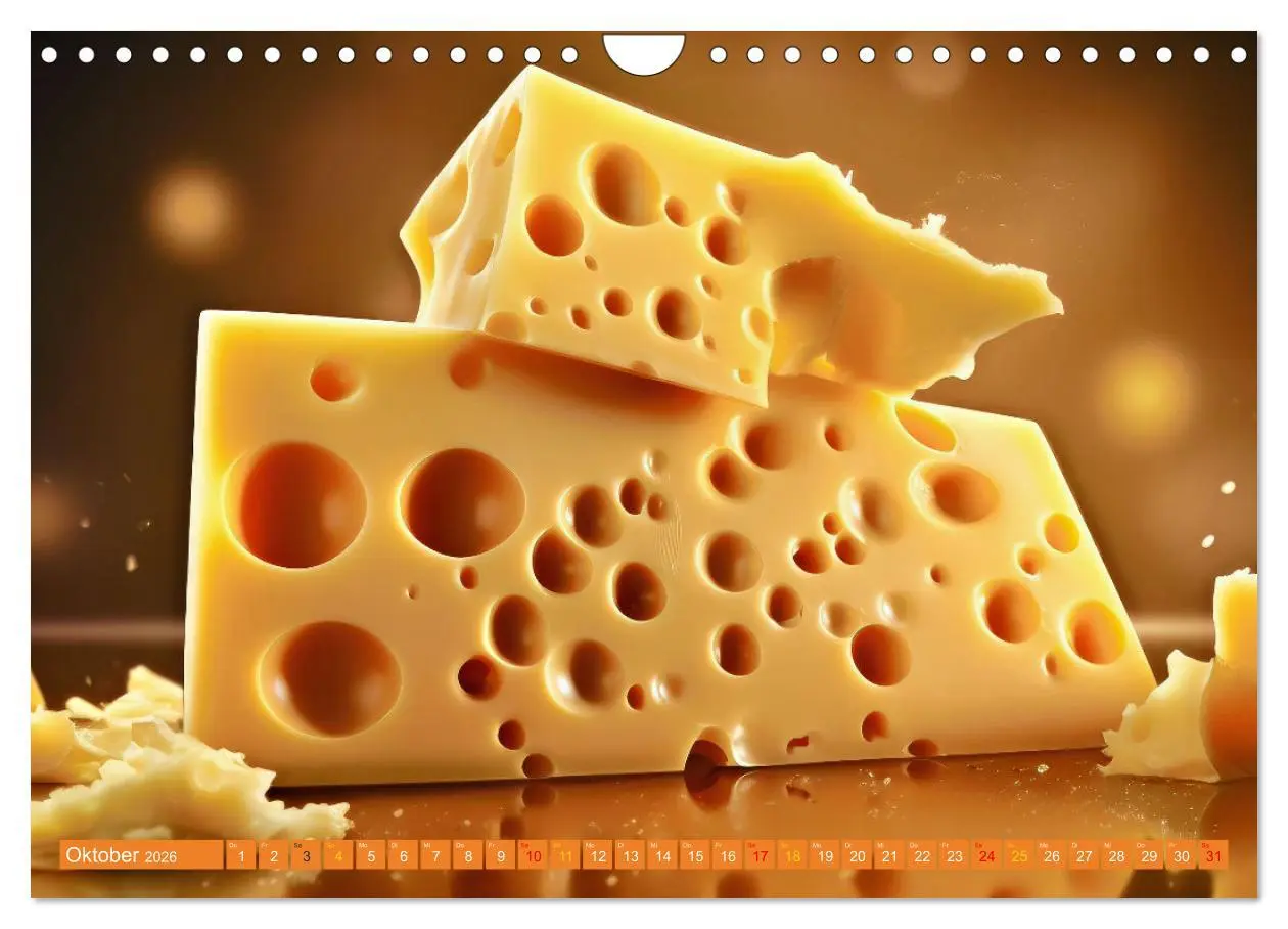Bild: 9783457281604 | Gourmet Käse - und Weingenuss (Wandkalender 2026 DIN A4 quer),...