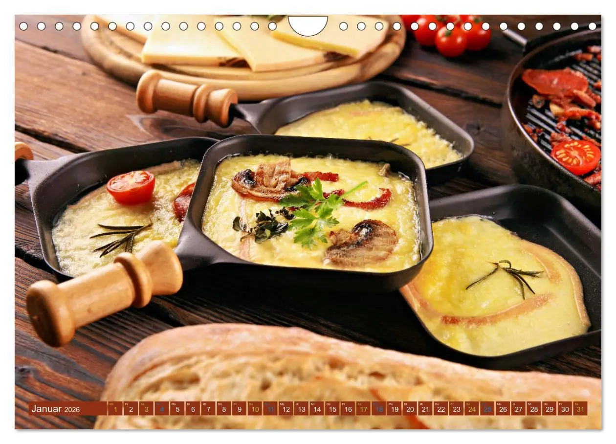Bild: 9783457281604 | Gourmet Käse - und Weingenuss (Wandkalender 2026 DIN A4 quer),...