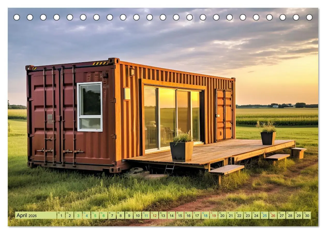 Bild: 9783457421604 | Tiny Houses - wohnen auf kleinstem Raum (Tischkalender 2026 DIN A5...