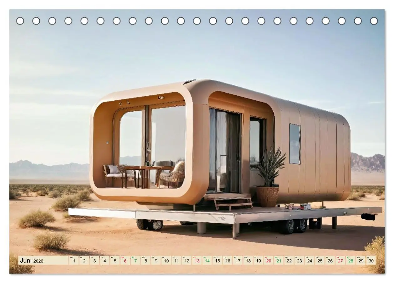Bild: 9783457421604 | Tiny Houses - wohnen auf kleinstem Raum (Tischkalender 2026 DIN A5...