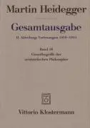 Cover: 9783465031604 | Gesamtausgabe Abt. 2 Vorlesungen Bd. 18. Grundbegriffe der...