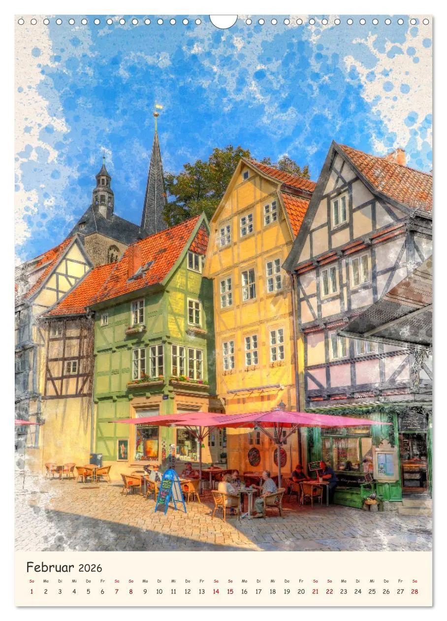 Bild: 9783516371604 | Quedlinburg - unsere Stadt (Wandkalender 2026 DIN A3 hoch),...