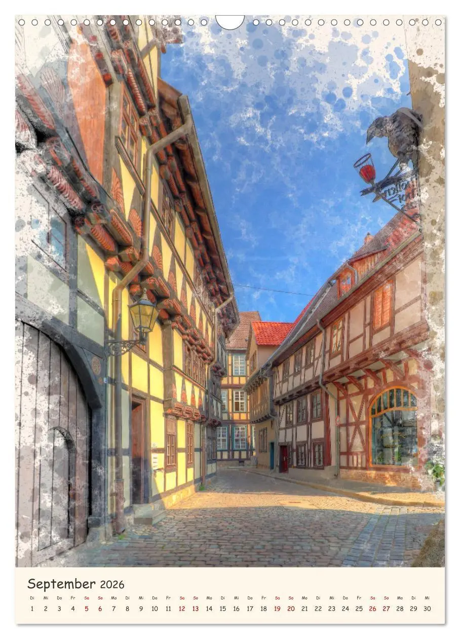 Bild: 9783516371604 | Quedlinburg - unsere Stadt (Wandkalender 2026 DIN A3 hoch),...