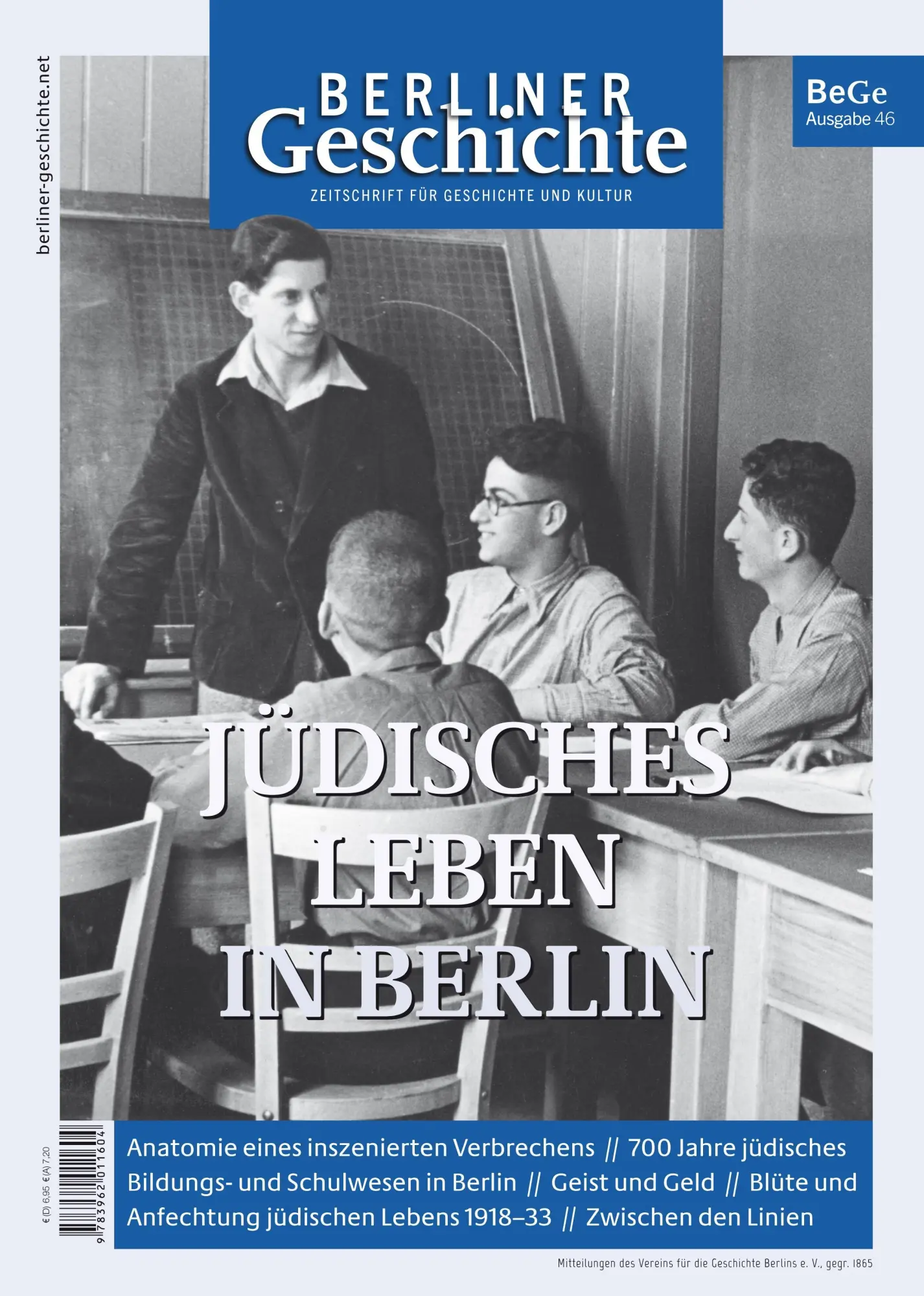 Cover: 9783962011604 | Berliner Geschichte - Zeitschrift für Geschichte und Kultur | V.