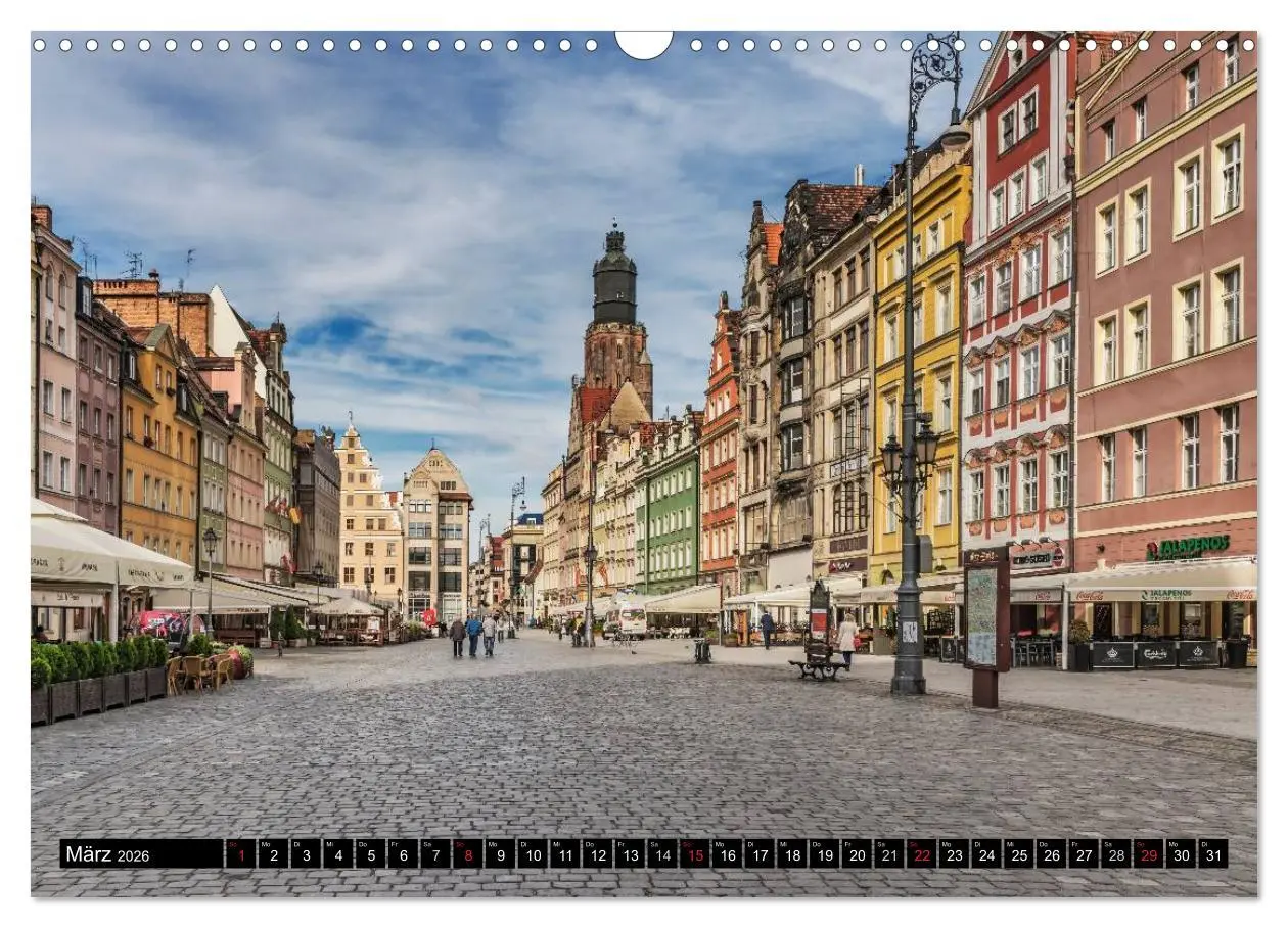 Bild: 9783457961704 | Ein Wochenende in Breslau (Wandkalender 2026 DIN A3 quer), CALVENDO...