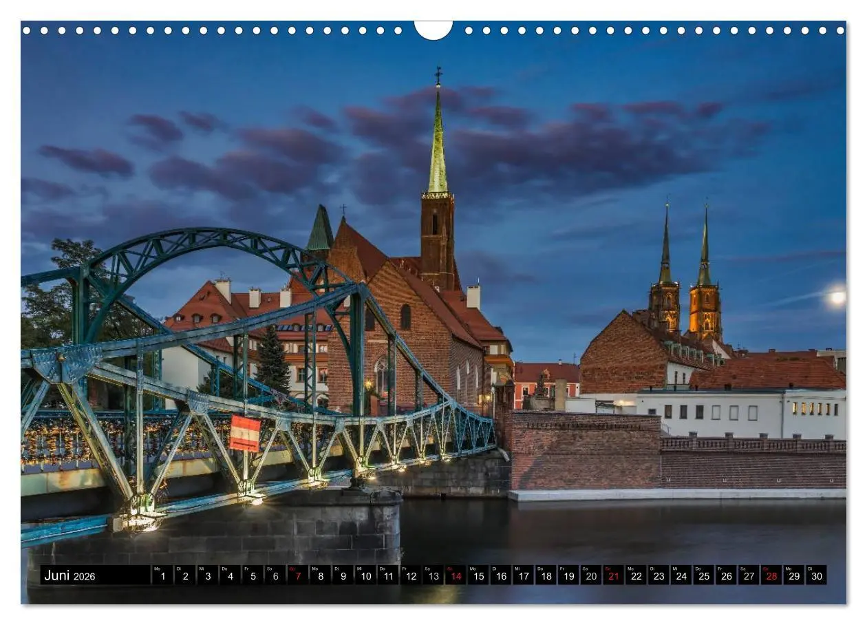 Bild: 9783457961704 | Ein Wochenende in Breslau (Wandkalender 2026 DIN A3 quer), CALVENDO...